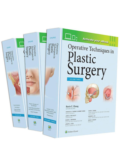Operative Techniques in Plastic Surgery First, 3 Volumes Edition