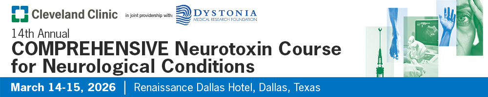 Cleveland Clinic 14th Annual Comprehensive Neurotoxin Course 2026