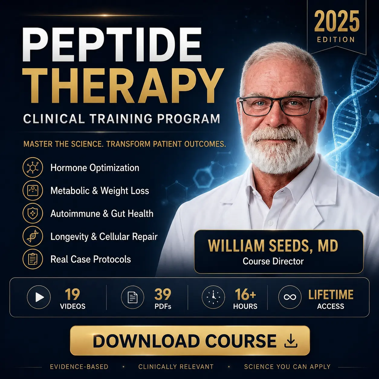 SEEDS Scientific Research & Performance Peptide Therapy Certification 2025