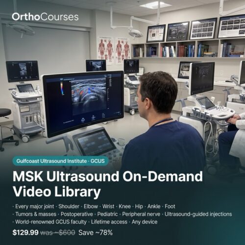 Gulfcoast Ultrasound Institute Musculoskeletal Ultrasound On-Demand Videos